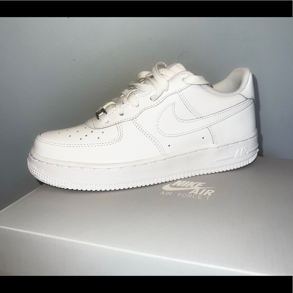White Nike Air Force 1s